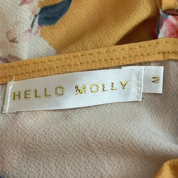 Hello Molly | Dear Emilia New Haven floral hi-low midi maxi dress women’s size M - Picture 8 of 10